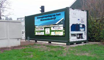 Farmer stores solar energy in a giant battery