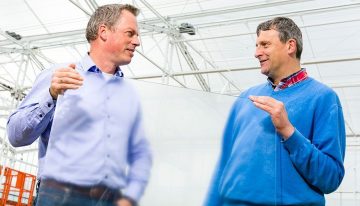 Winter light greenhouse at research centre ready for cucumber trial