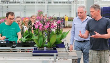 Targeted fertilisation enables extra recirculation in pot orchids