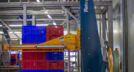 Strap stacked pallets securely for stable transportation