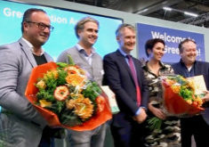 The winners of the first Greenovation Award at Royal FloraHolland Trade Fair