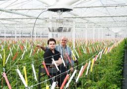 Paul and Marcel van den Broek: “The more even climate plus the longer screening can result in 10 per cent energy savings per kilo of product.”